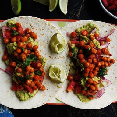 Chickpea Fajitas image