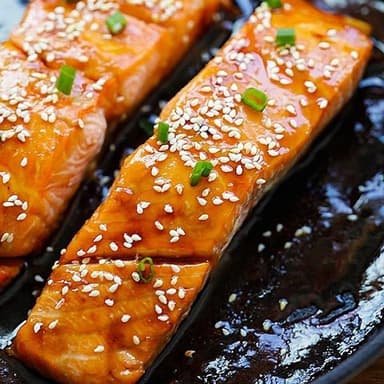 Honey Teriyaki Salmon image