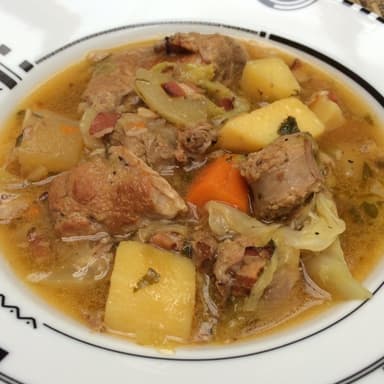 Coddled pork with cider image