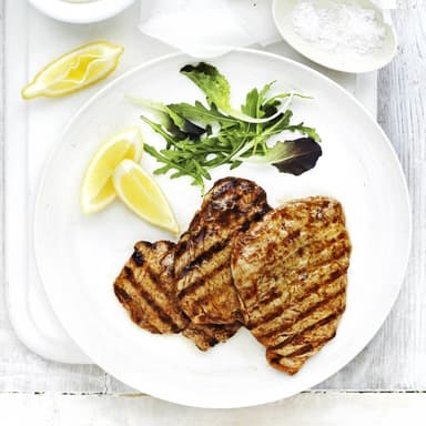 Portuguese barbecued pork (Febras assadas) image