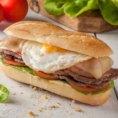 Chivito uruguayo image