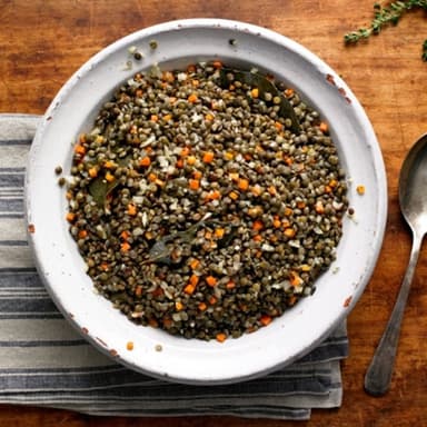 French Lentils With Garlic and Thyme image
